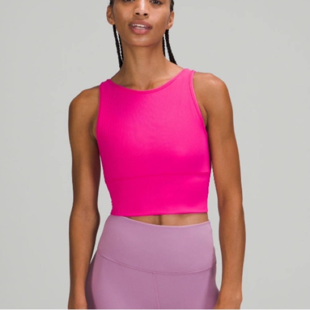Lululemon Sonic Pink Power Pivot Tank